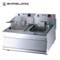 K016 Healthy Chip Fryer With Double Basket Counter Top Fish and Chips Fryers